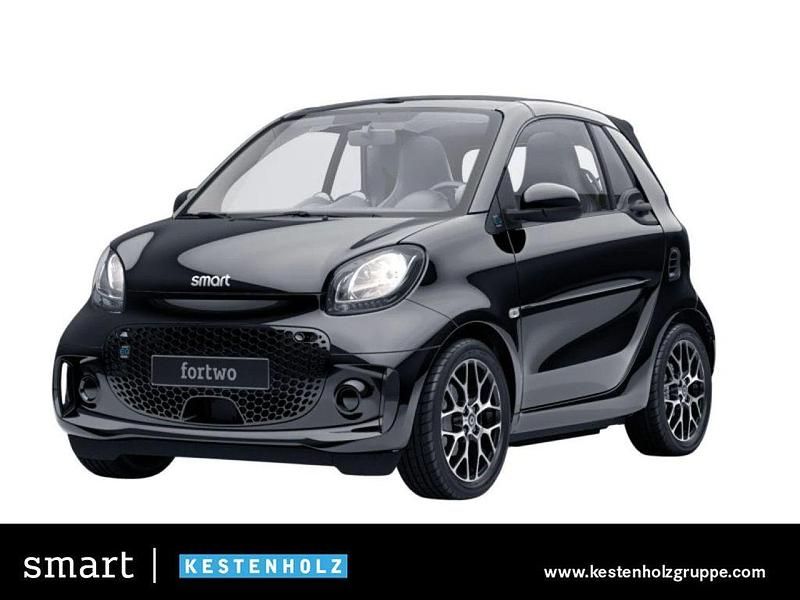 Schwarz Gebraucht 2021 Smart ForTwo Electric Drive Prime Cabrio | 12.900 € (Etwas zu teuer) - Bild 1/4