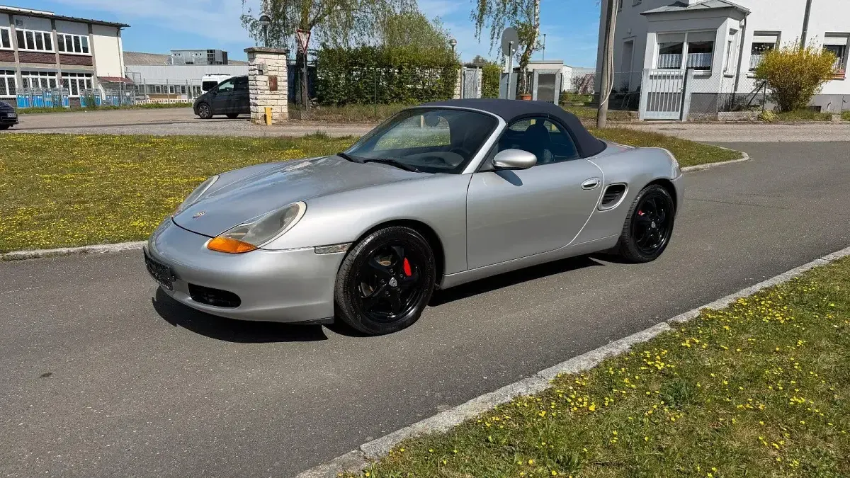 Gebraucht Porsche Boxster 204 PS (150 kW) 1998 Grau Cabrio