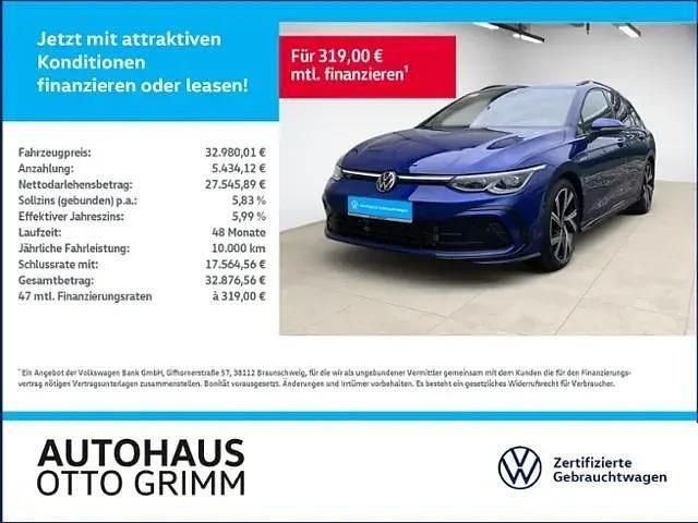 Lapiz blue metallic Gebraucht 2023 VW Golf VIII R-line Kombi | 32.680 € (Etwas zu teuer) - Bild 1/4
