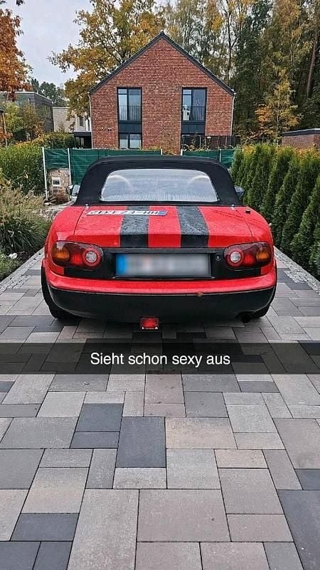 Gebraucht Mazda MX5 116 PS (85 kW) 1993 Rot Cabrio