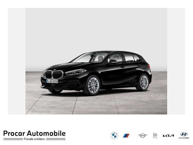 Schwarz Gebraucht 2022 BMW 118 Advantage Kleinwagen | 21.989 € (Guter Preis) - Bild 1/4