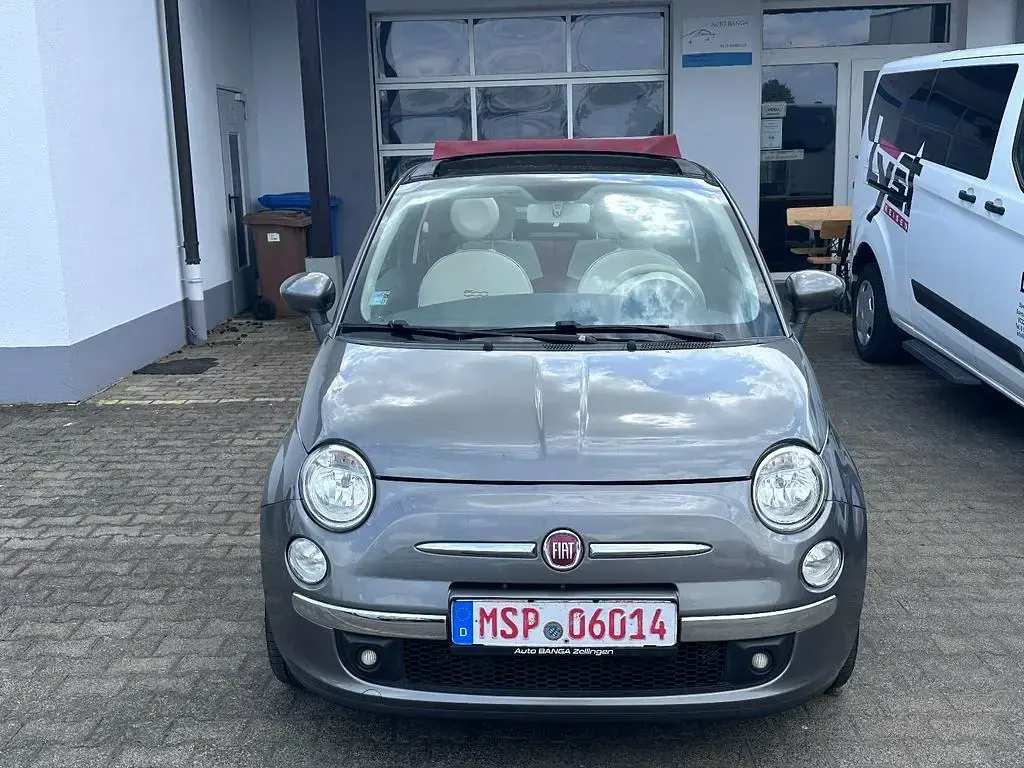 Gebraucht Fiat 500 Lounge 86 PS (63 kW) 2013 Grau Cabrio