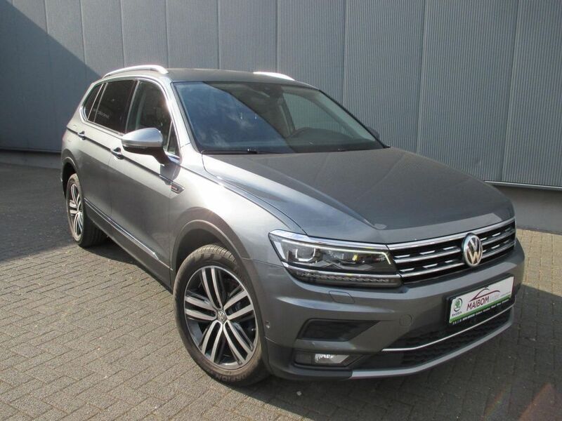Platinum grey metallic Gebraucht 2018 VW Tiguan Allspace SUV | 27.990 € (Fairer Preis) - Bild 1/3