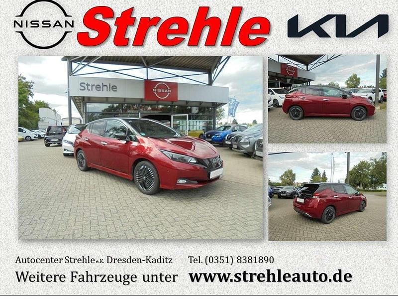 Magnetic red metallic Gebraucht 2022 Nissan Leaf Tekna Kleinwagen | 14.950 € (Fairer Preis) - Bild 1/4