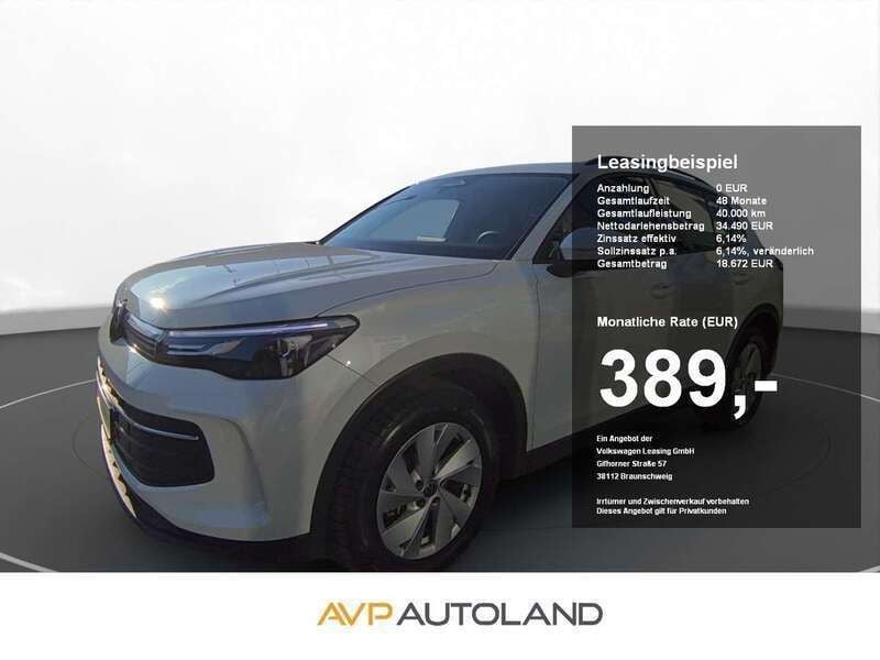 Oryxweiss perlmutteffekt Gebraucht 2024 VW Tiguan Life SUV | 34.490 € (Fairer Preis) - Bild 1/4