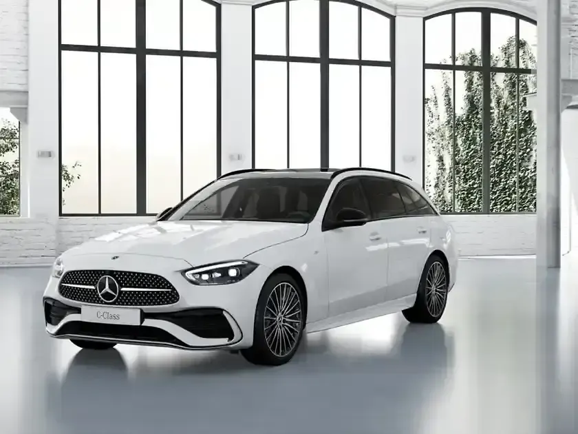 Gebraucht Mercedes C300 197 PS (144 kW) 2026 Weiss unilack polarweiss Kombi