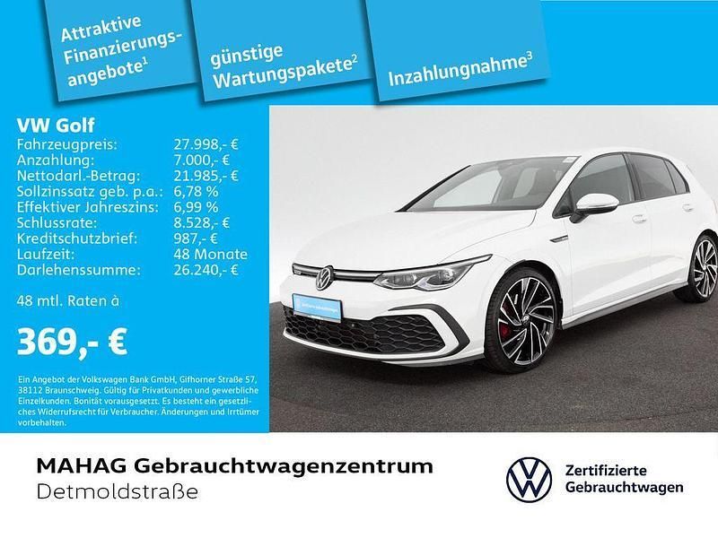 Pure white Gebraucht 2022 VW Golf VIII GTD Limousine | 30.980 € (Fairer Preis) - Bild 1/2