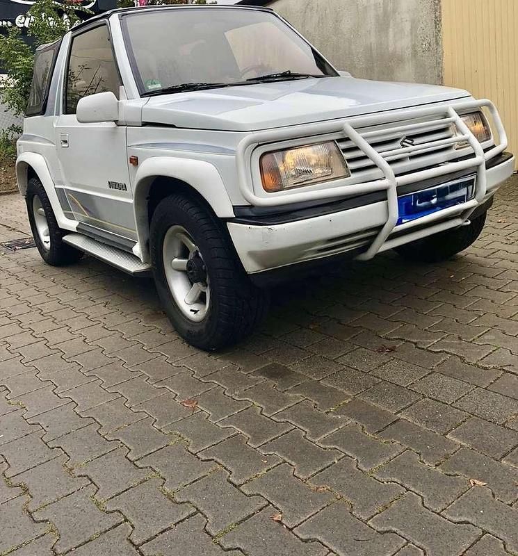Gebraucht Suzuki Vitara 82 PS (60 kW) 1990 Weiß Cabrio