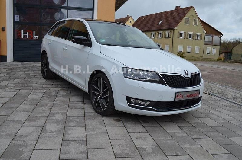 Gebraucht Skoda Rapid Style 116 PS (85 kW) 2018 Weiß Kleinwagen