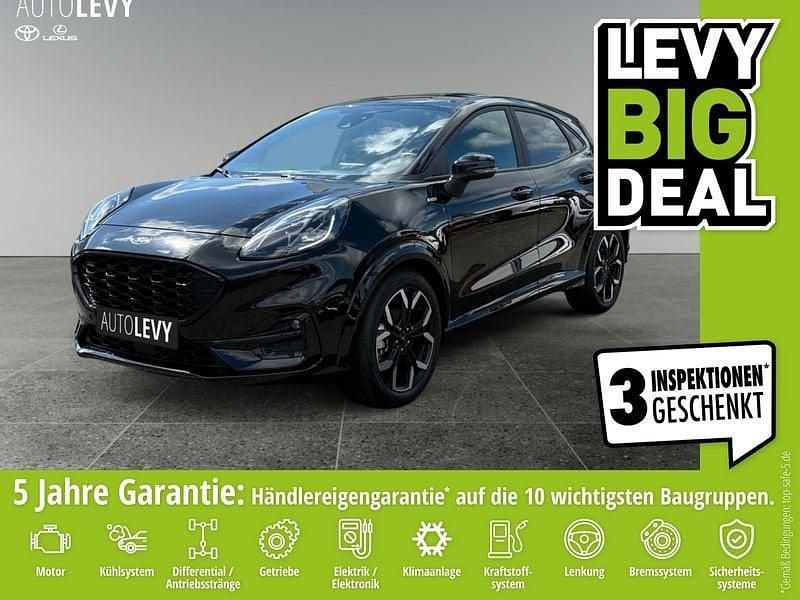 Obsidian schwarz metallic Gebraucht 2024 Ford Puma Gen-E ST-Line X SUV | 22.990 € (Guter Preis) - Bild 1/4