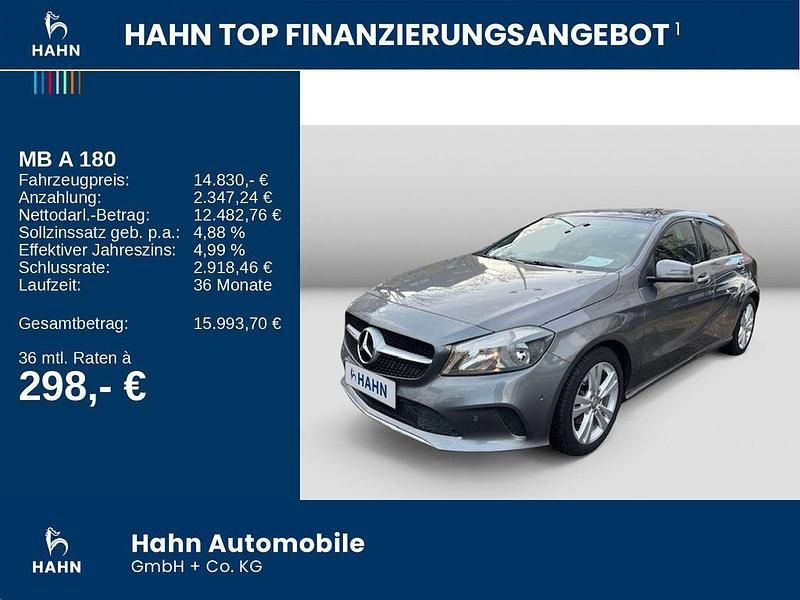 Gebraucht Mercedes A180 Urban 122 PS (89 kW) 2016 Mountaingrau  met. Limousine