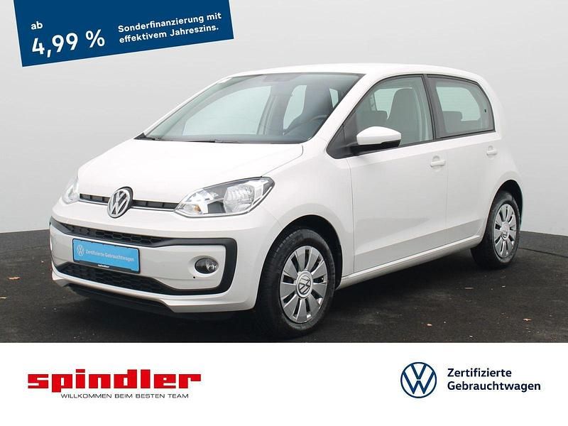 Weiß Gebraucht 2018 VW up! move up! Kleinwagen | 9.880 € (Fairer Preis) - Bild 1/3