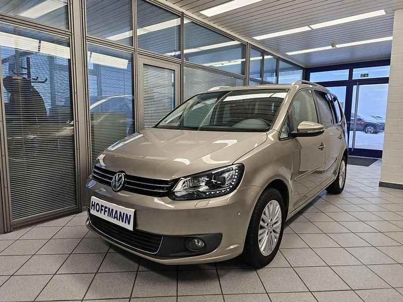 Gebraucht VW Touran Highline 140 PS (102 kW) 2015 Beige Van / Kleinbus