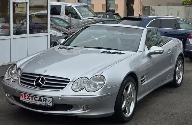 Gebraucht Mercedes SL500 306 PS (225 kW) 2003 Silber Cabrio