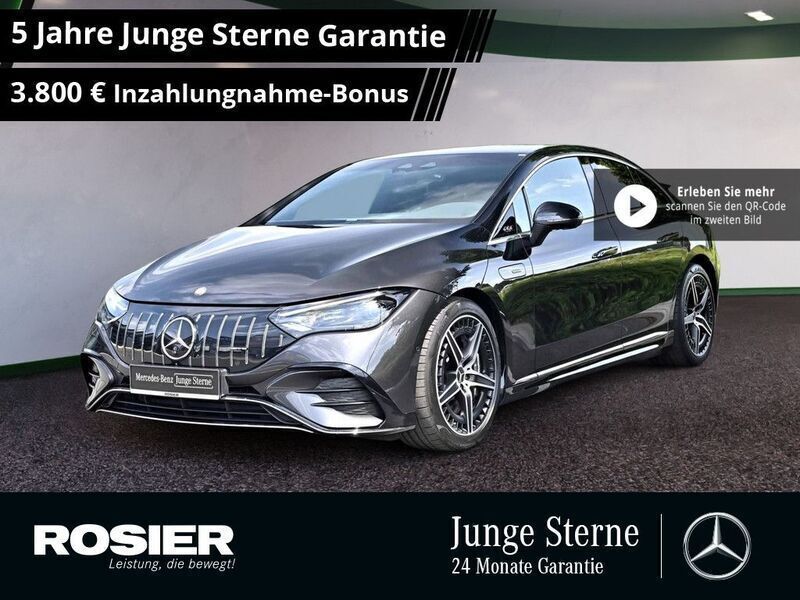 Grau / graphitgrau (metallic) Gebraucht 2024 Mercedes EQE AMG 43 AMG Limousine | 68.497 € (Fairer Preis) - Bild 1/4