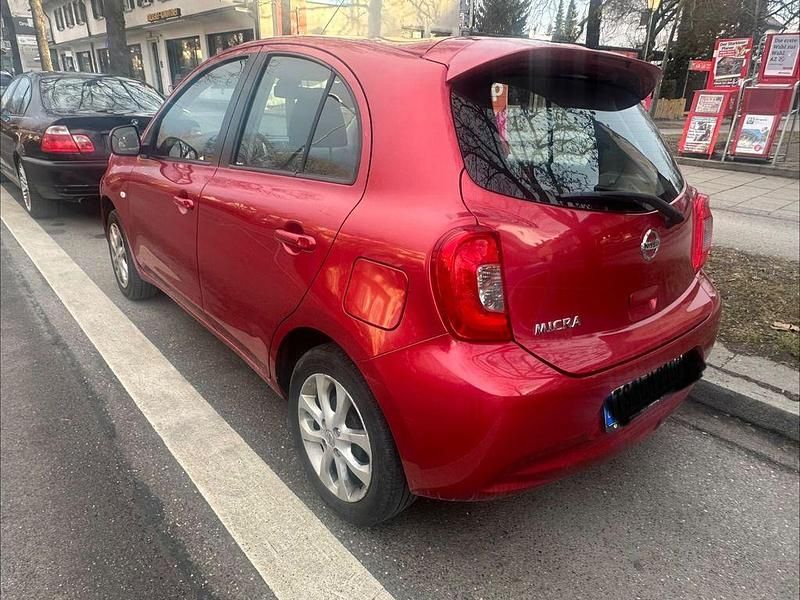 Gebraucht Nissan Micra 80 PS (58 kW) 2017 Rot Kleinwagen