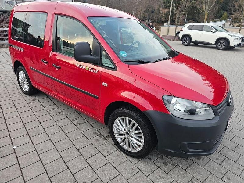 Gebraucht VW Caddy 86 PS (63 kW) 2012 Rot Van / Kleinbus