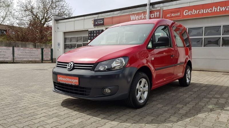 Gebraucht VW Caddy 102 PS (75 kW) 2014 Rot Van / Kleinbus