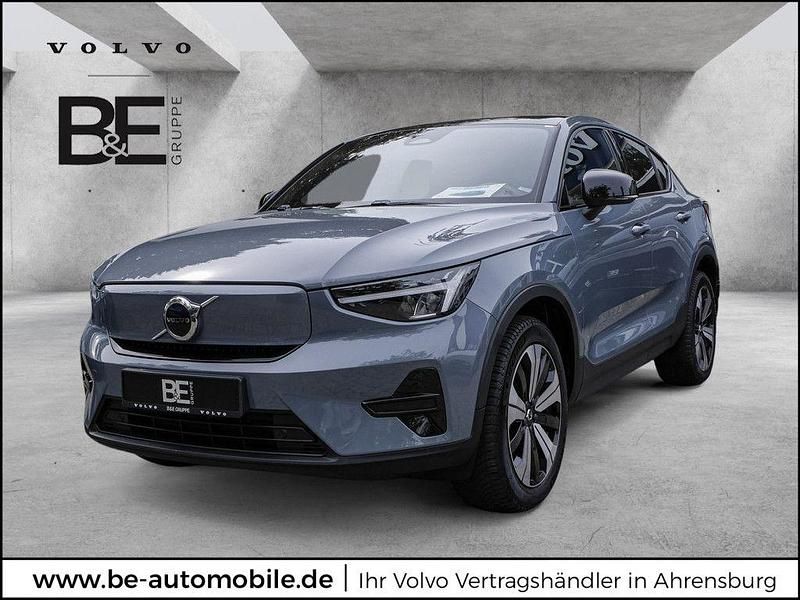 Grau / thunder grey (metallic) Gebraucht 2022 Volvo EC40 Core SUV | 25.950 € - Bild 1/4