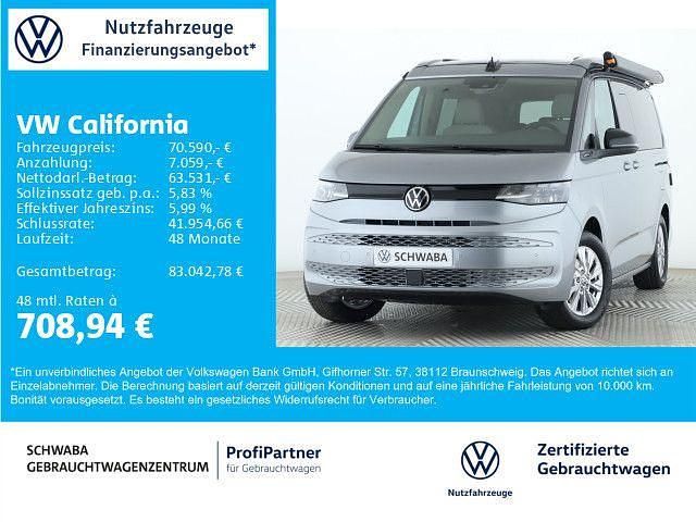 Silber Gebraucht 2025 VW California Beach Van | 70.590 € (Fairer Preis) - Bild 1/4