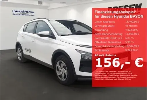 Gebraucht Hyundai Bayon Select 101 PS (74 kW) 2025 Weiss SUV