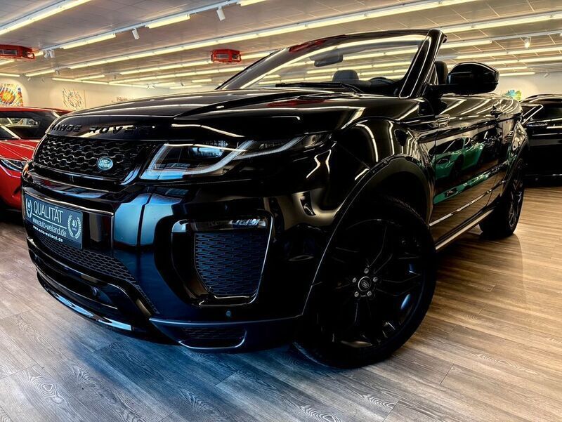 Schwarz Gebraucht 2019 Land Rover Range Rover evoque HSE Cabrio | 39.850 € (Fairer Preis) - Bild 1/4