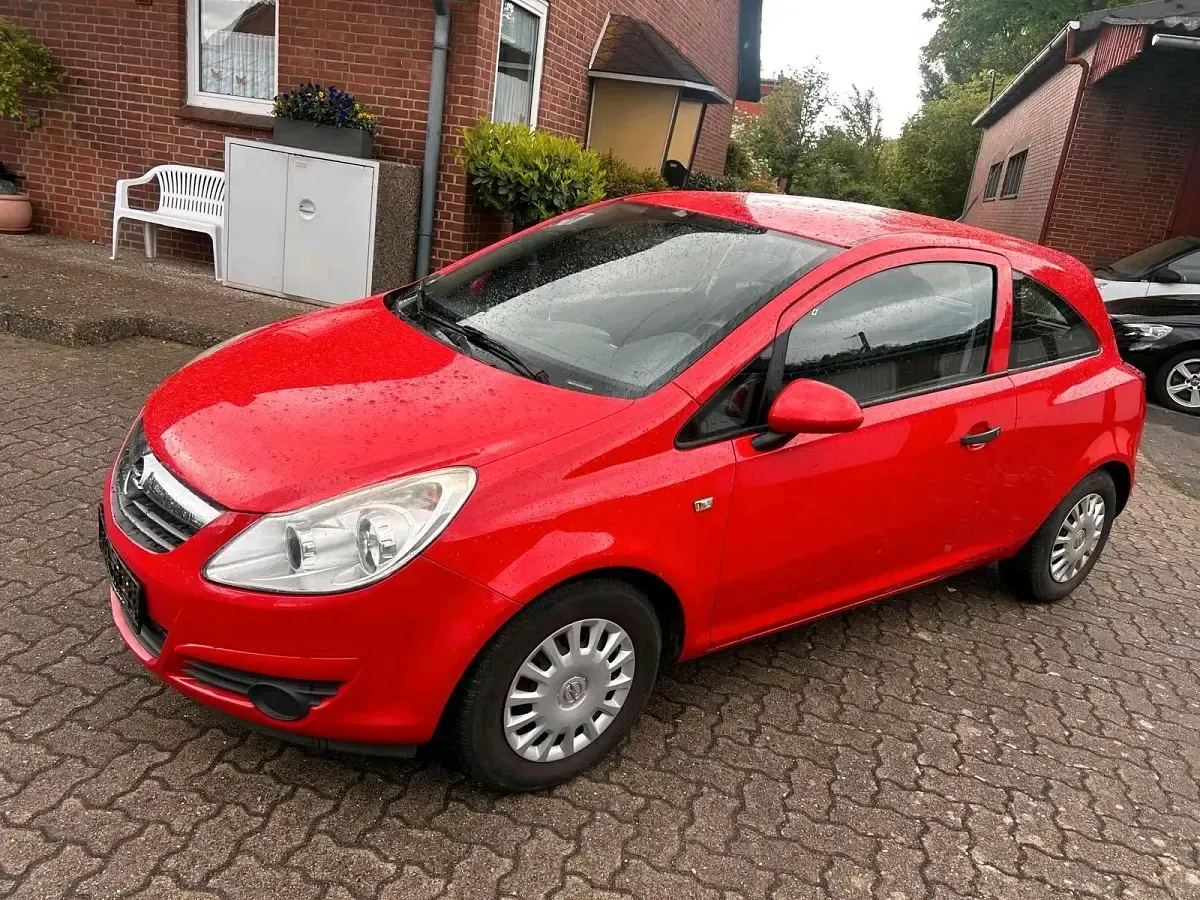 Używany Opel Corsa Eco 70 KM (51 kW) 2010 Czerwony Hatchback