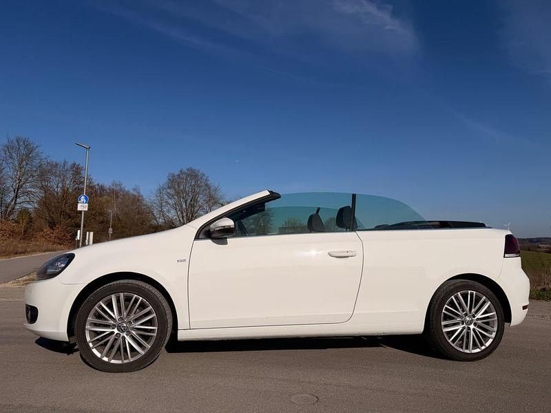 Gebraucht VW Golf Cabriolet 122 PS (89 kW) 2014 Weiß Cabrio