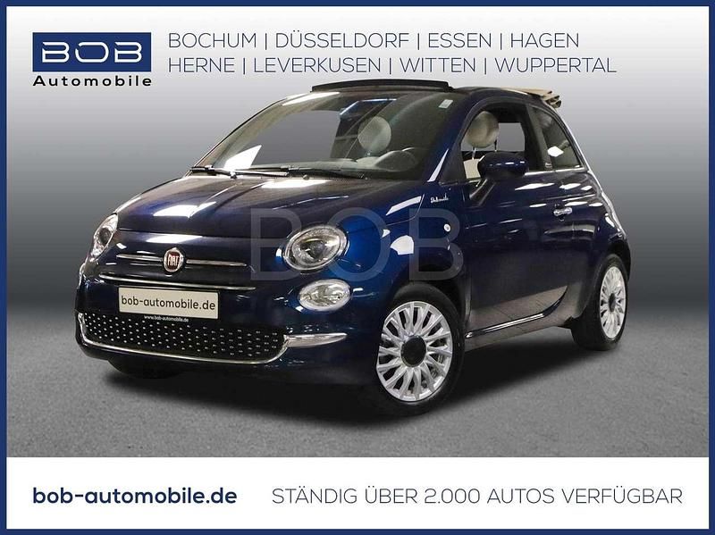 Blau Gebraucht 2022 Fiat 500C Dolcevita Cabrio | 14.222 € (Fairer Preis) - Bild 1/3