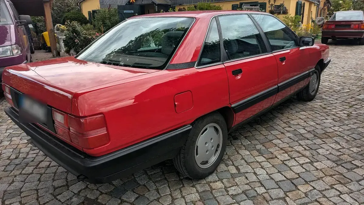 Gebraucht Audi 100 133 PS (97 kW) 1990 Rot Limousine