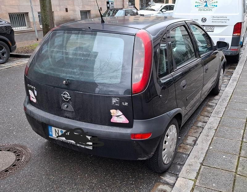 Gebraucht Opel Corsa 75 PS (55 kW) 2003 Schwarz Kleinwagen