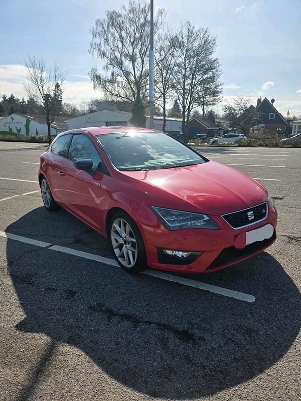Usata Seat Leon FR 180 CV (132 kW) 2013 Rosso Berlina
