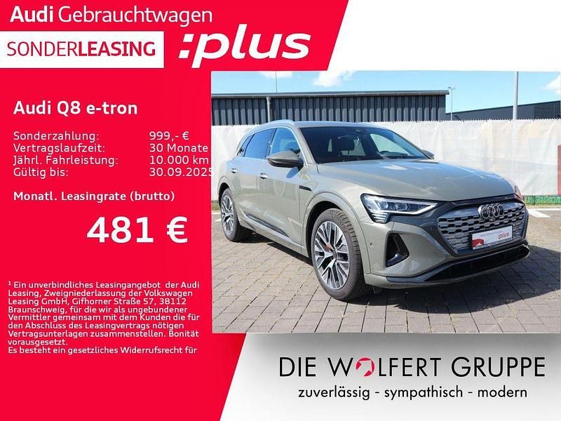 Grau Gebraucht 2024 Audi Q8 e-tron Advanced Plus SUV | 62.900 € (Fairer Preis) - Bild 1/4