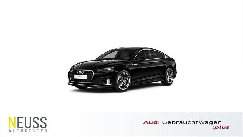 Brillantschwarz Gebraucht 2023 Audi A5 Sportback S-Line Kleinwagen | 37.350 € (Superpreis) - Bild 1/4