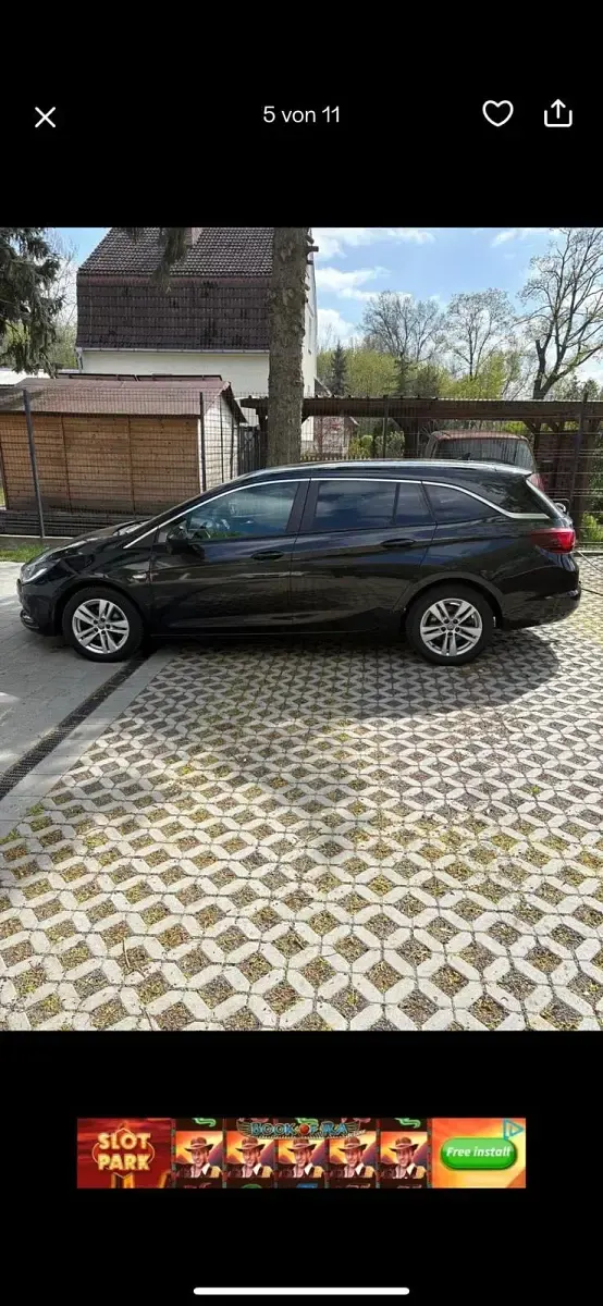Gebraucht Opel Astra 120 PS (88 kW) 2016 Schwarz Kombi