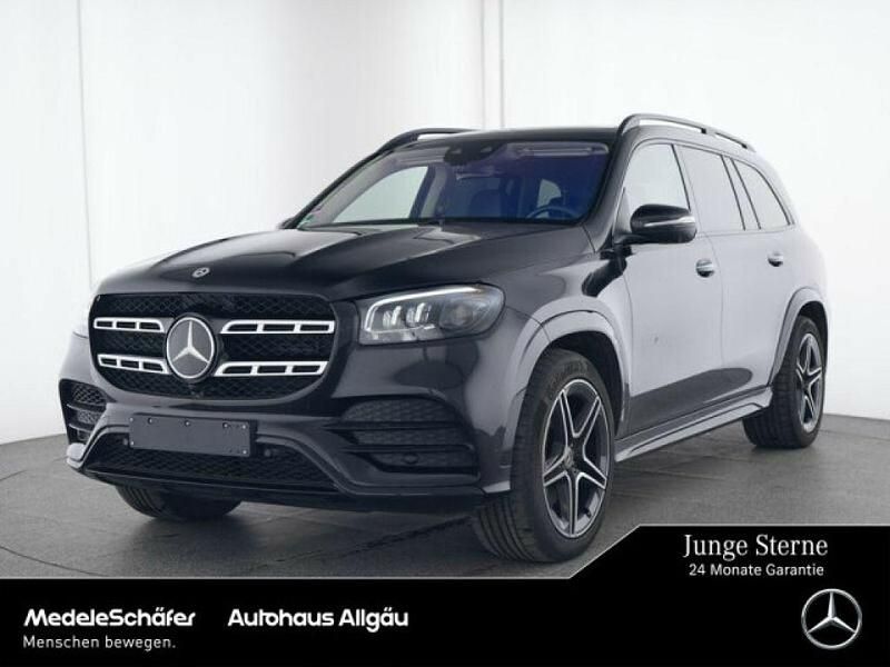 Lack obsidianschwarz (metallic) Gebraucht 2023 Mercedes GLS400 AMG SUV | 94.469 € (Fairer Preis) - Bild 1/4