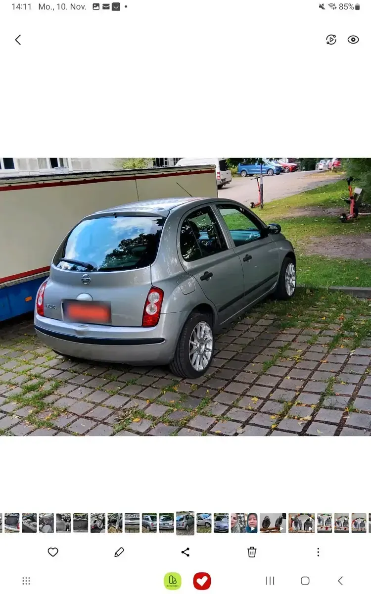 Gebraucht Nissan Micra 65 PS (47 kW) 2006 Grau Kleinwagen