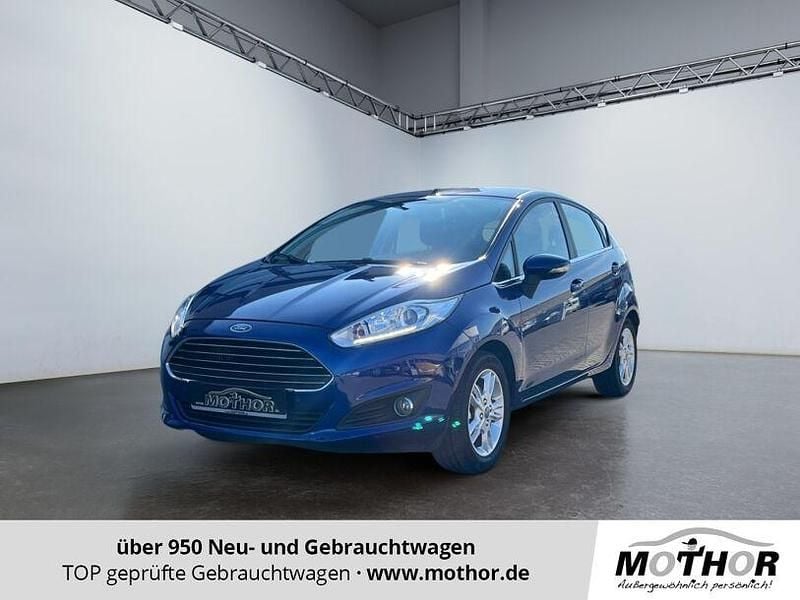 Indicblau Gebraucht 2015 Ford Fiesta Trend Kleinwagen | 8.030 € (Fairer Preis) - Bild 1/4