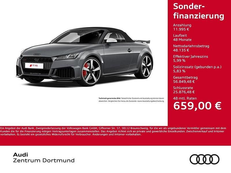 Daytonagrau perleffekt Gebraucht 2021 Audi TT Roadster Sport Cabrio | 60.130 € (Fairer Preis) - Bild 1/4