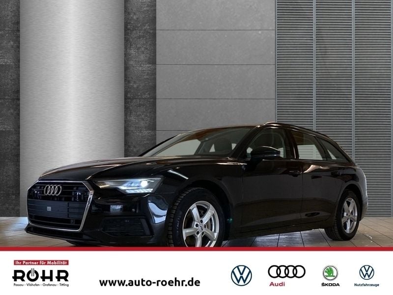 Brillantschwarz Gebraucht 2022 Audi A6 Basis Kombi | 23.720 € (Superpreis) - Bild 1/4