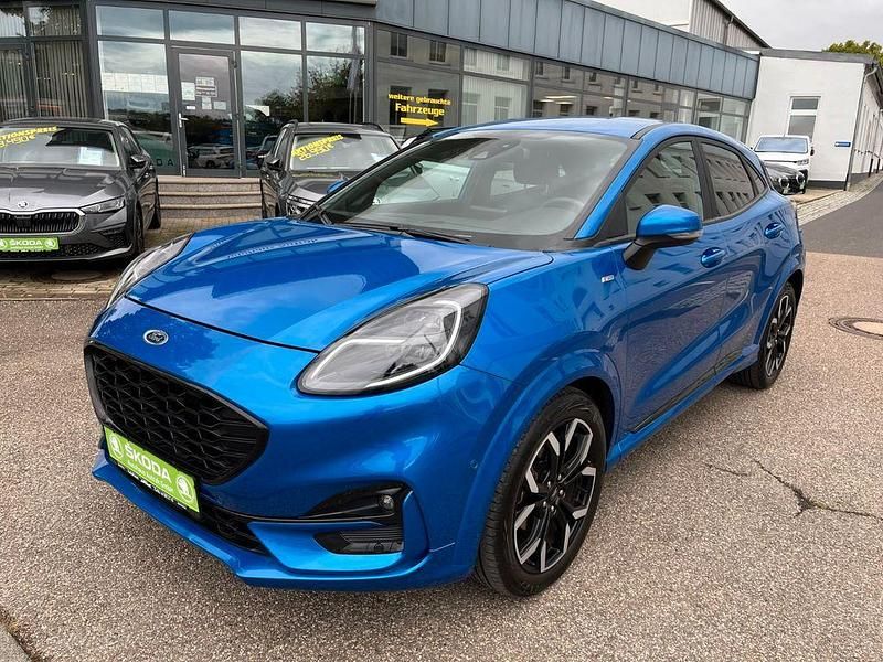 Dynamicblaumet. Gebraucht 2020 Ford Puma ST-Line X SUV | 20.990 € (Teuer) - Bild 1/4