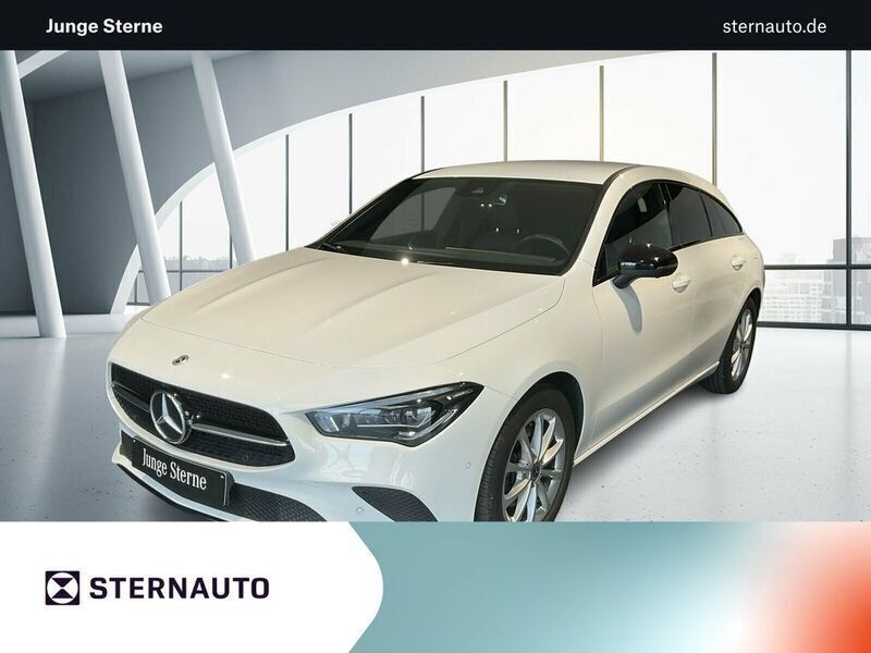 Weiß Gebraucht 2021 Mercedes CLA200 Shooting Brake Progressive Kombi | 26.180 € (Superpreis) - Bild 1/4
