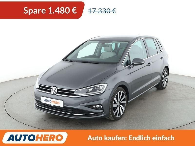 Grau Gebraucht 2018 VW Golf Sportsvan Highline Van / Kleinbus | 15.850 € (Guter Preis) - Bild 1/3