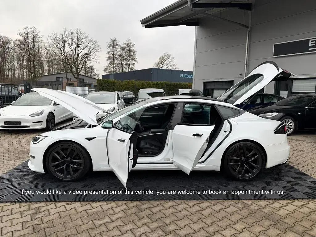 Usado Tesla Model S Plaid 759 kW (1033 CV) 2022 Blanco Utilitario