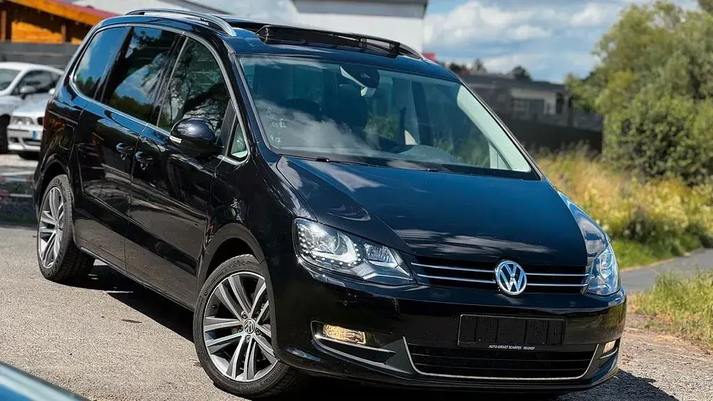 Gebraucht VW Sharan Highline 177 PS (130 kW) 2019 Schwarz Van / Kleinbus