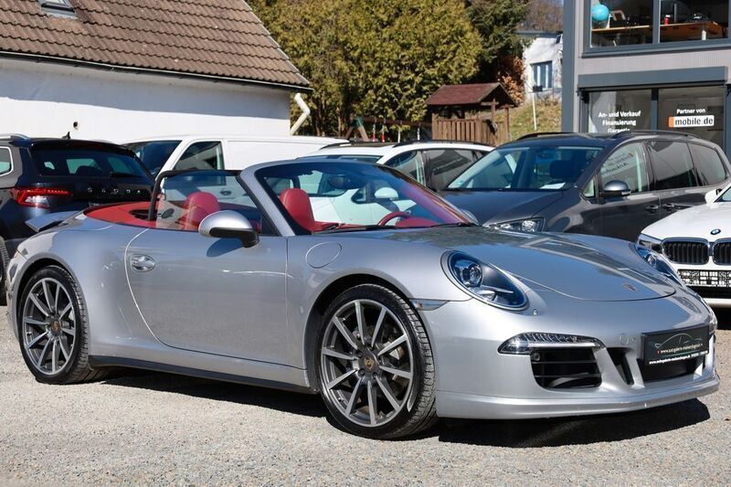 Silber Gebraucht 2013 Porsche 911 Carrera 4 Cabriolet Cabrio | 74.999 € - Bild 1/4