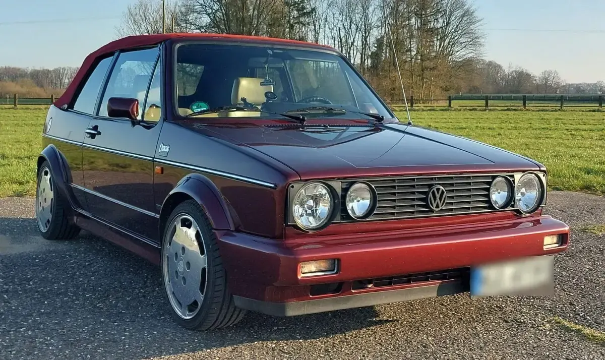 Gebraucht VW Golf Cabriolet Classicline 98 PS (72 kW) 1993 Rot Cabrio