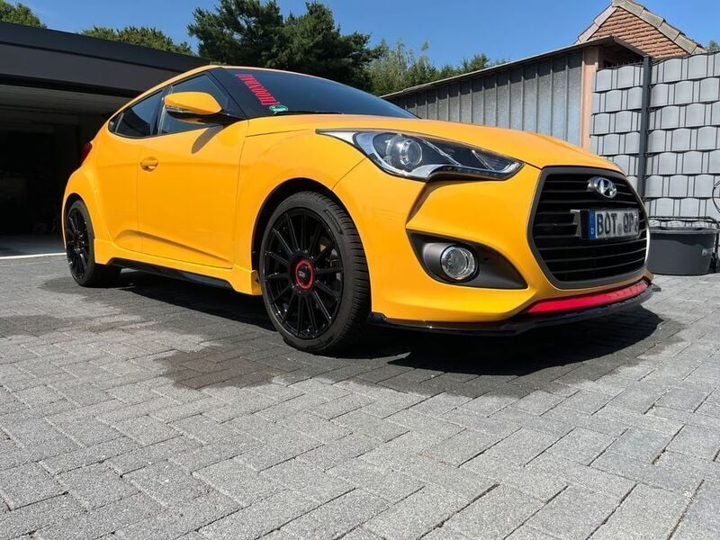 Gelb Gebraucht 2016 Hyundai Veloster Premium Kleinwagen | 17.000 € - Bild 1/4