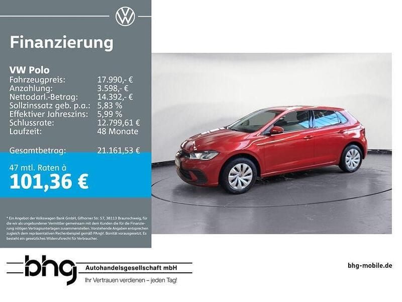 Gebraucht VW Polo Life 80 PS (58 kW) 2025 Kings red metallic Limousine