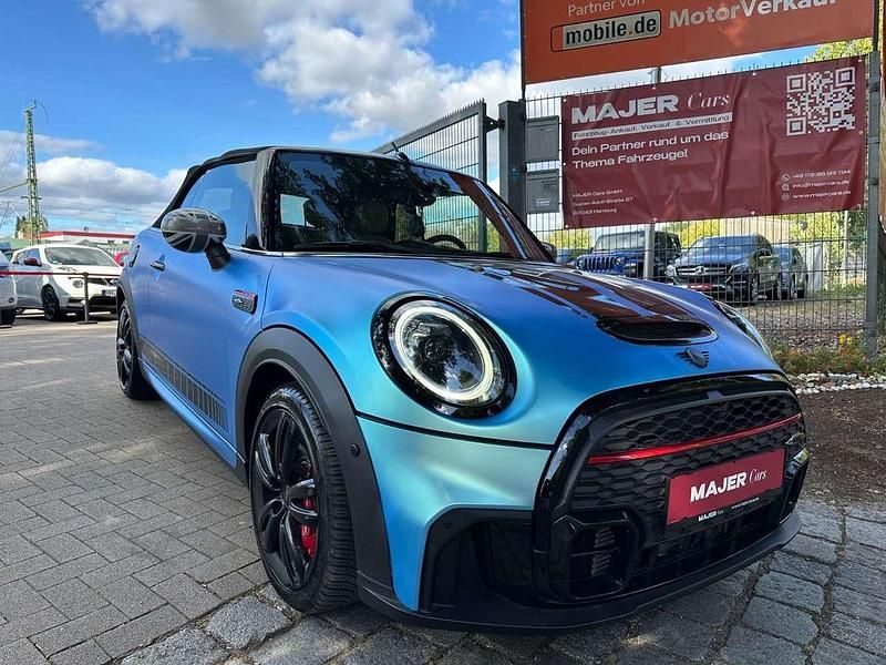 Schwarz Gebraucht 2022 Mini John Cooper Works Cabriolet Cabrio | 28.990 € (Superpreis) - Bild 1/3